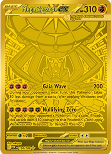 Perfect Order Mega Zygarde ex Pokémon card